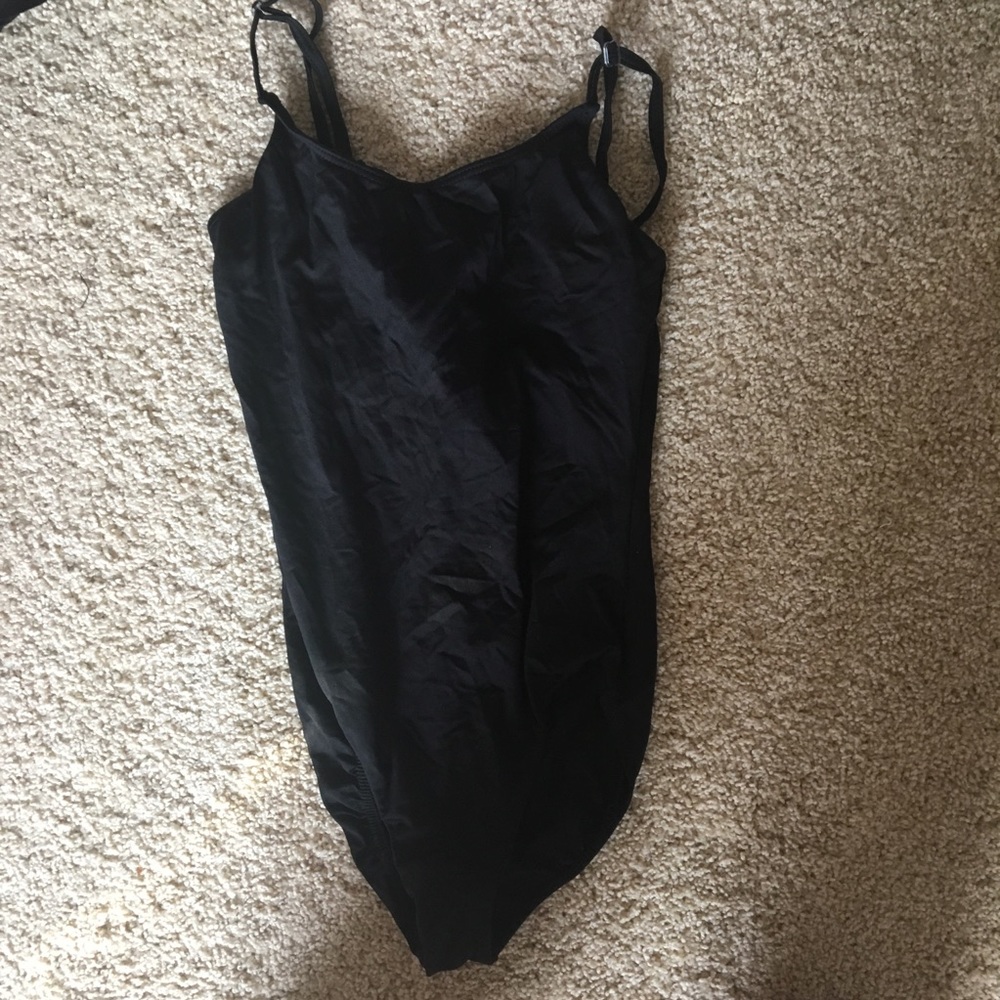 Black Criss Cross Leotard